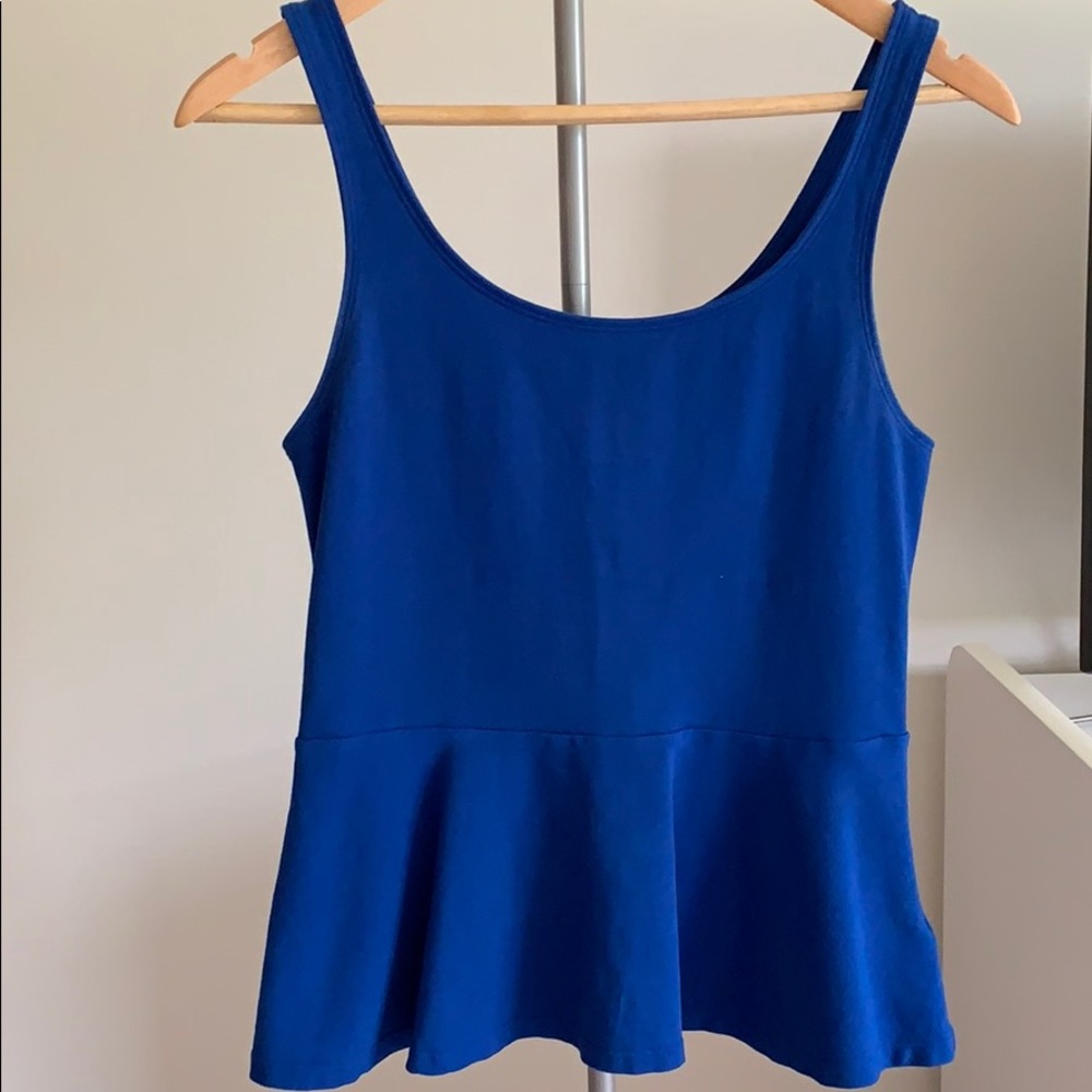 Express peplum tank top